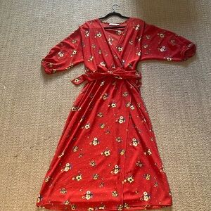 Floral Wrap Dress